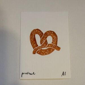 Ana Inciardi Mini Print, Pretzel